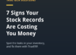 7 signs your stock records are costing you money - TrueERP inventory management by True Tech Solutions